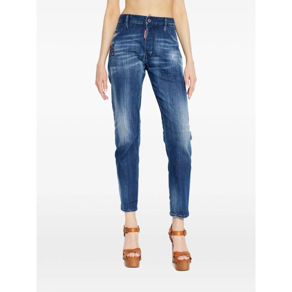 Dsquared2 Blue Trousers - Regular & Straight-Leg Trousers Men - Picture 3 of 5
